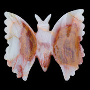 Afghan Jade hand-carved dual platter Butterfly 205*30*184mm 1030g in sunlight - Rocks and Things Store