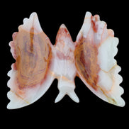 Afghan Jade hand-carved dual platter Butterfly 205*30*184mm 1030g in sunlight - Rocks and Things Store