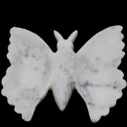 White Jade hand-carved dual platter Butterfly 203*27*185mm 981g in sunlight - Rocks and Things Store