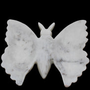 White Jade hand-carved dual platter Butterfly 203*27*185mm 981g in sunlight - Rocks and Things Store