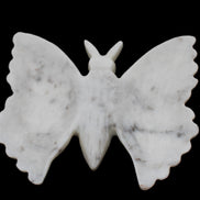 White Jade hand-carved dual platter Butterfly 203*27*185mm 981g in sunlight - Rocks and Things Store