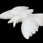 White Jade hand-carved dual platter Butterfly 203*27*185mm 981g in sunlight - Rocks and Things Store