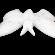 White Jade hand-carved dual platter Butterfly 203*27*185mm 981g in sunlight - Rocks and Things Store
