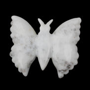 White Jade hand-carved dual platter Butterfly 203*27*185mm 981g in sunlight - Rocks and Things Store