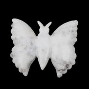White Jade hand-carved dual platter Butterfly 203*27*185mm 981g in sunlight - Rocks and Things Store