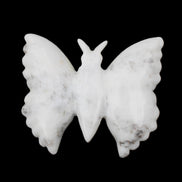 White Jade hand-carved dual platter Butterfly 203*27*185mm 981g in sunlight - Rocks and Things Store