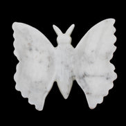White Jade hand-carved dual platter Butterfly 203*27*185mm 981g in sunlight - Rocks and Things Store