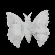 White Jade hand-carved dual platter Butterfly 203*27*185mm 981g in sunlight - Rocks and Things Store