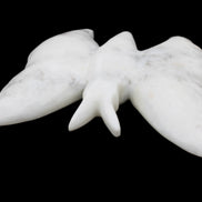 White Jade hand-carved dual platter Butterfly 203*27*185mm 981g in sunlight - Rocks and Things Store