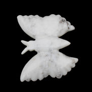 White Jade hand-carved dual platter Butterfly 203*27*185mm 981g in sunlight - Rocks and Things Store