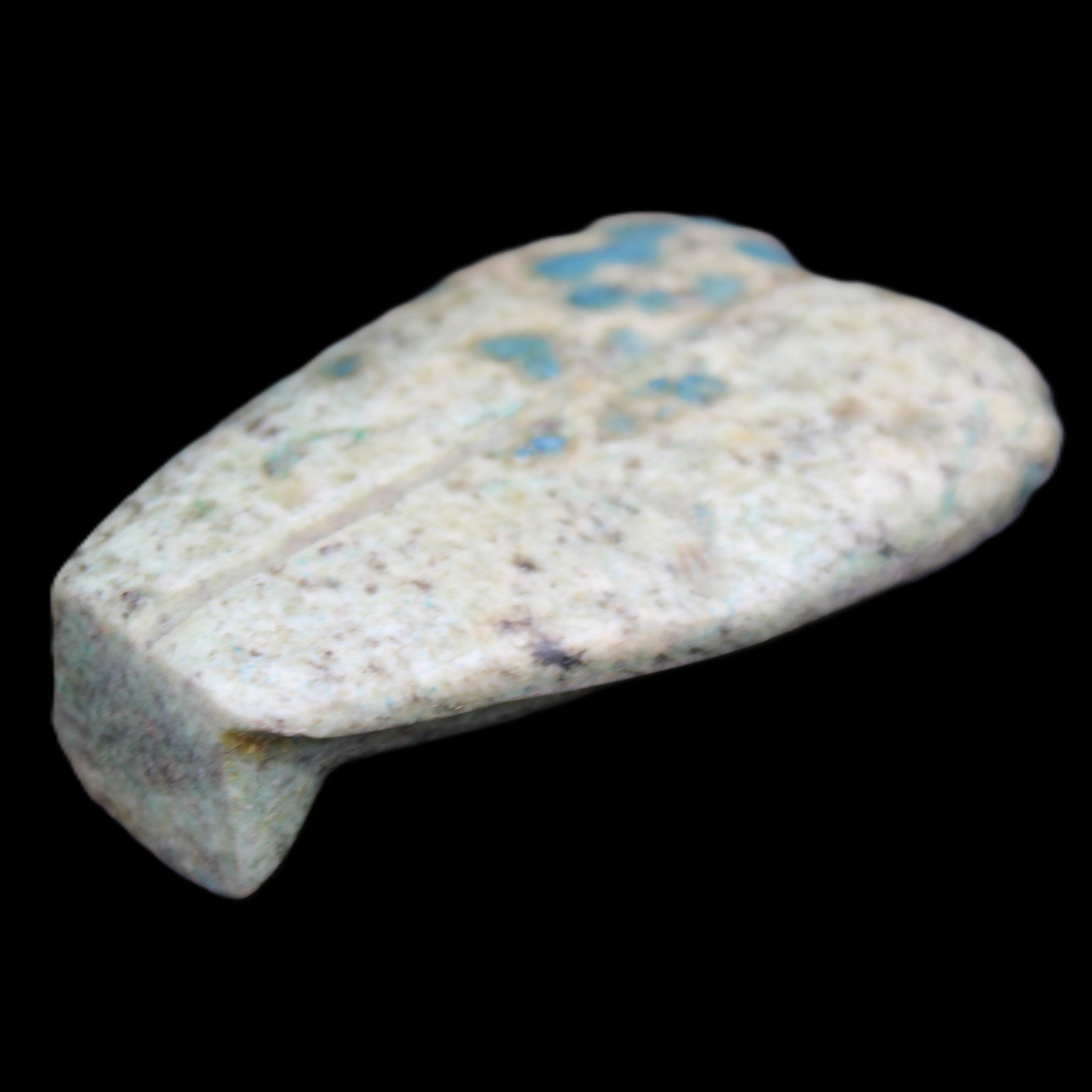 K2 Jasper with Azurite from Himalaya Guardian Angel 52*19*83mm 121g in sunlight - Rocks and Things Store