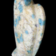 K2 Jasper with Azurite from Himalaya Guardian Angel 52*19*83mm 121g in sunlight - Rocks and Things Store