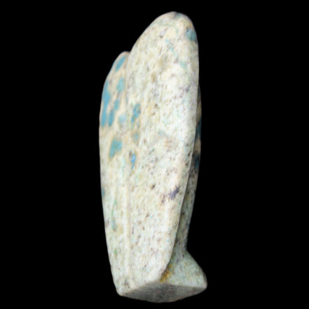 K2 Jasper with Azurite from Himalaya Guardian Angel 52*19*83mm 121g in sunlight - Rocks and Things Store