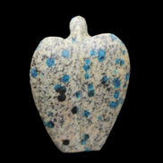 K2 Jasper with Azurite from Himalaya Guardian Angel 55*29*76mm 147g in sunlight - Rocks and Things Store