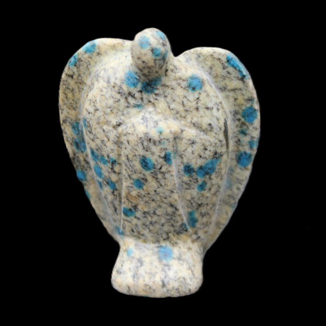 K2 Jasper with Azurite from Himalaya Guardian Angel 55*29*76mm 147g in sunlight - Rocks and Things Store