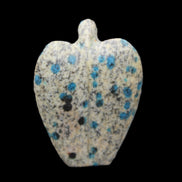 K2 Jasper with Azurite from Himalaya Guardian Angel 55*29*76mm 147g in sunlight - Rocks and Things Store