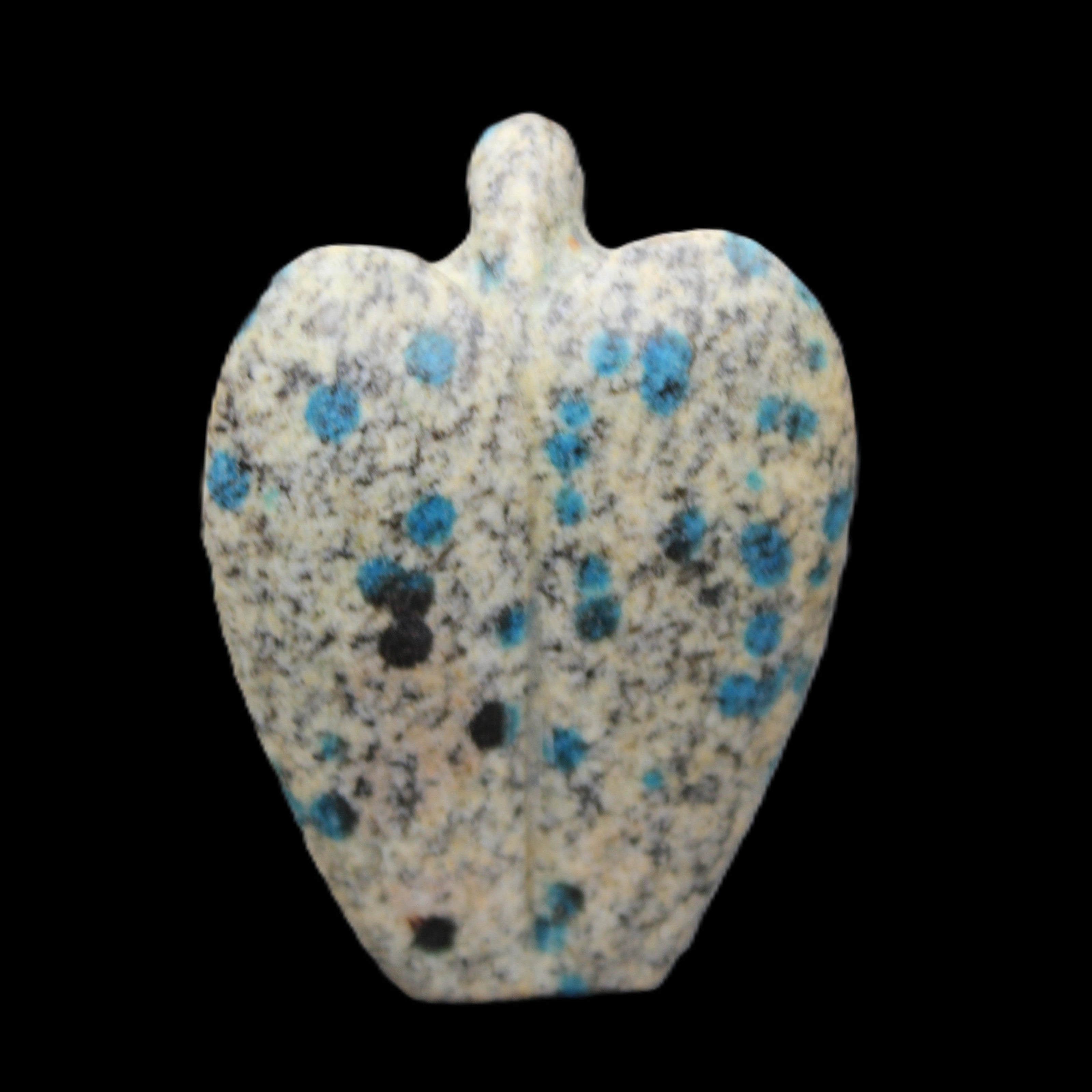 K2 Jasper with Azurite from Himalaya Guardian Angel 55*29*76mm 147g in sunlight - Rocks and Things Store