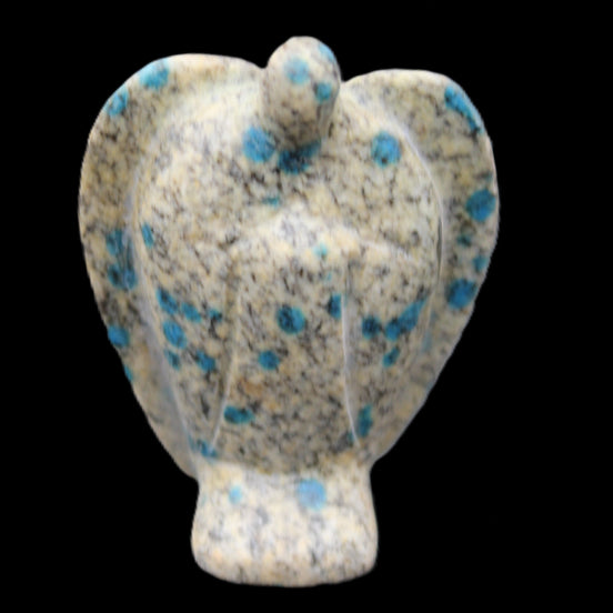 K2 Jasper with Azurite from Himalaya Guardian Angel 55*29*76mm 147g in sunlight - Rocks and Things Store