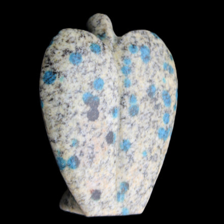 K2 Jasper with Azurite from Himalaya Guardian Angel 55*29*76mm 147g in sunlight - Rocks and Things Store