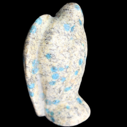 K2 Jasper with Azurite from Himalaya Guardian Angel 55*29*76mm 147g in sunlight - Rocks and Things Store