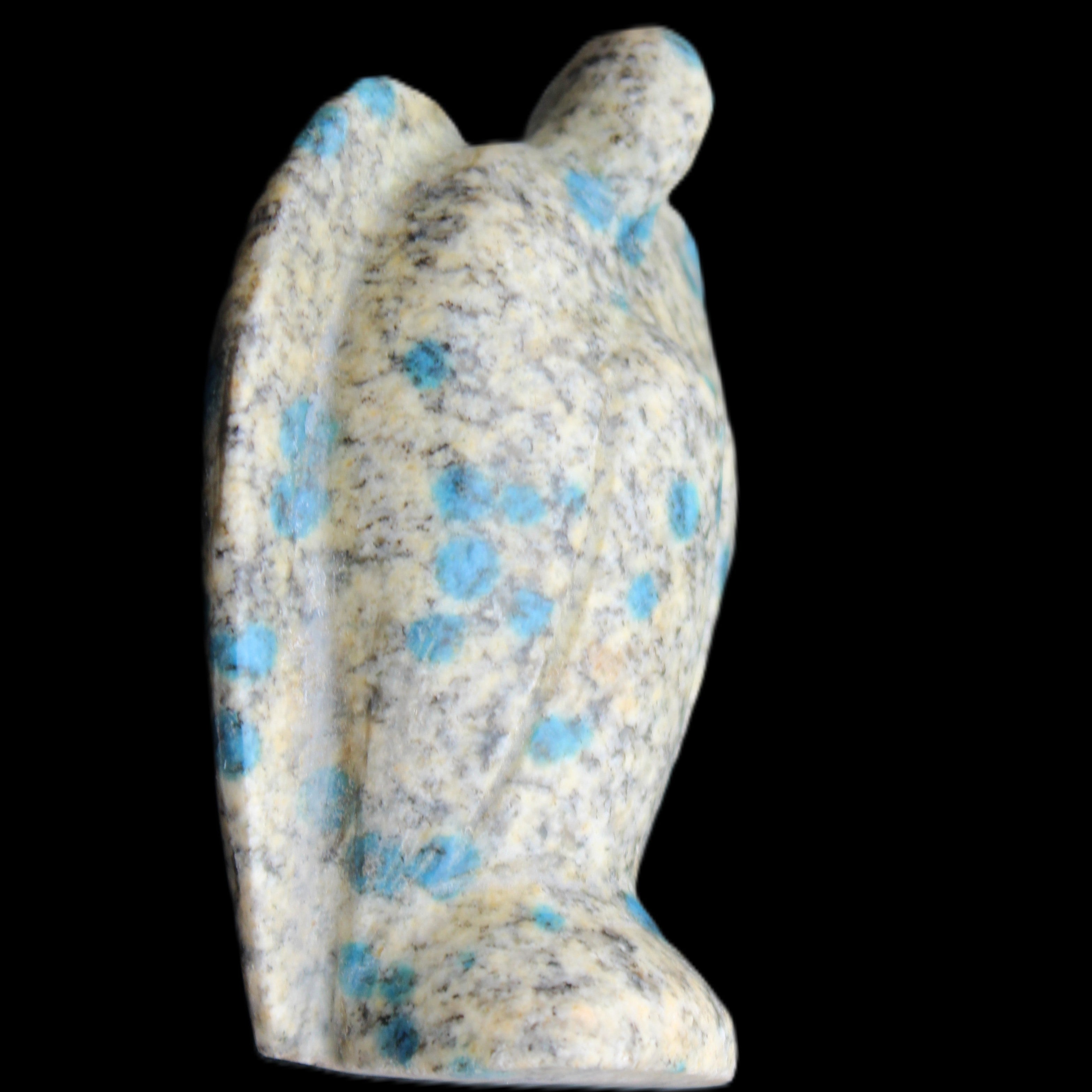 K2 Jasper with Azurite from Himalaya Guardian Angel 55*29*76mm 147g in sunlight - Rocks and Things Store
