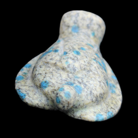K2 Jasper with Azurite from Himalaya Guardian Angel 55*29*76mm 147g in sunlight - Rocks and Things Store