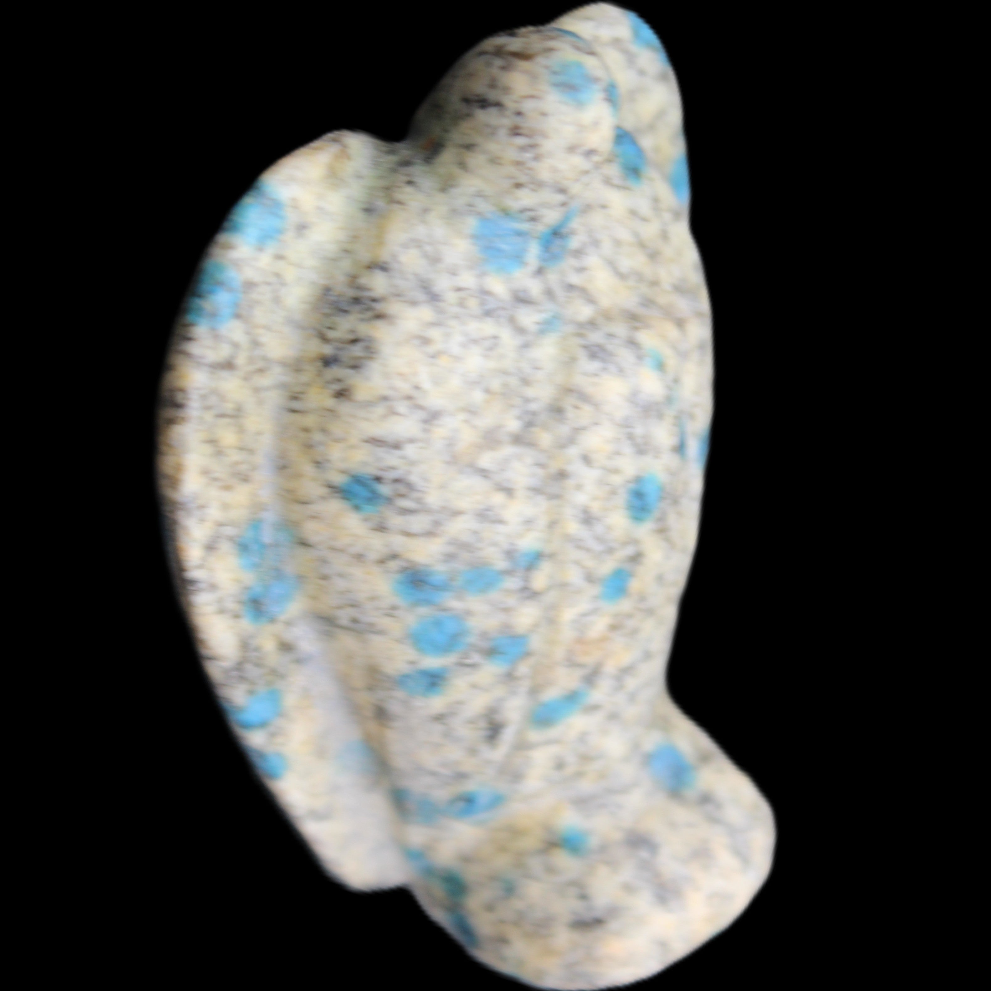 K2 Jasper with Azurite from Himalaya Guardian Angel 55*29*76mm 147g in sunlight - Rocks and Things Store