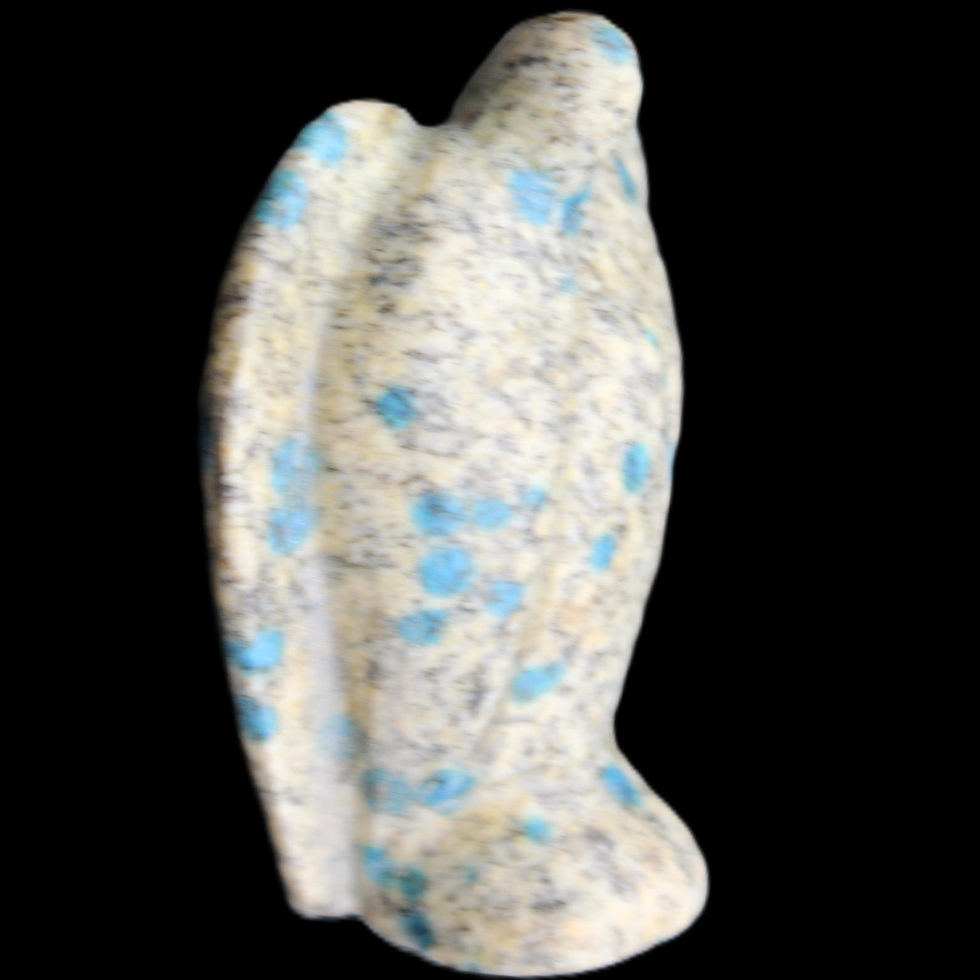 K2 Jasper with Azurite from Himalaya Guardian Angel 55*29*76mm 147g in sunlight - Rocks and Things Store