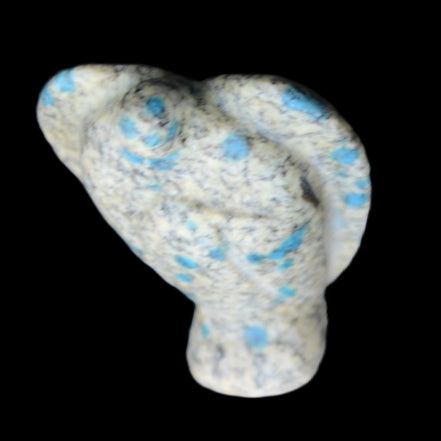 K2 Jasper with Azurite from Himalaya Guardian Angel 55*29*76mm 147g in sunlight - Rocks and Things Store