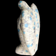 K2 Jasper with Azurite from Himalaya Guardian Angel 55*29*76mm 147g in sunlight - Rocks and Things Store