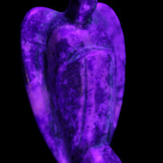 Lapis Lazuli Guardian Angel 47*22*77mm 108g in UV light - Rocks and Things Store