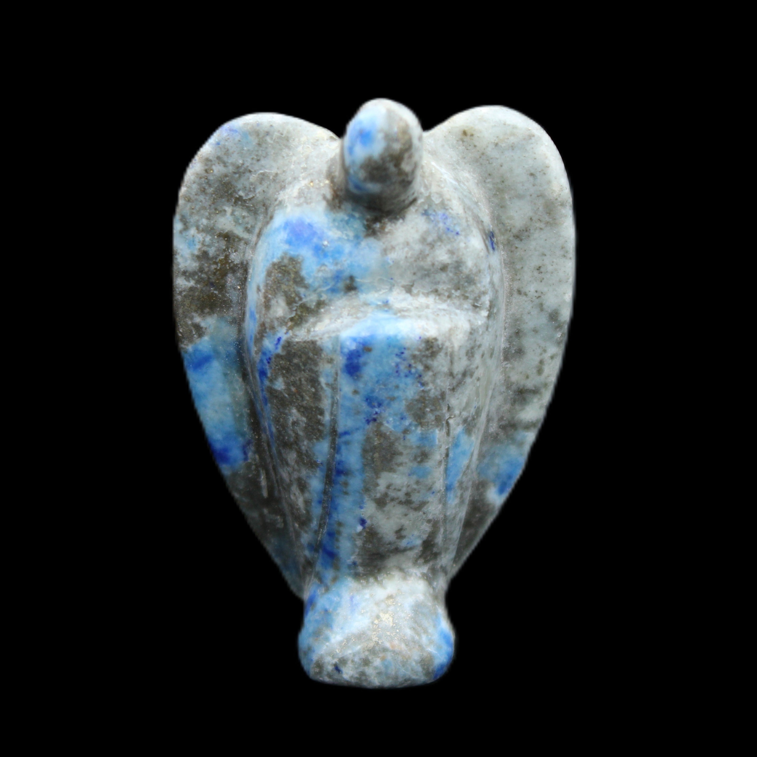 Lapis Lazuli Guardian Angel 47*22*77mm 108g in sunlight - Rocks and Things Store