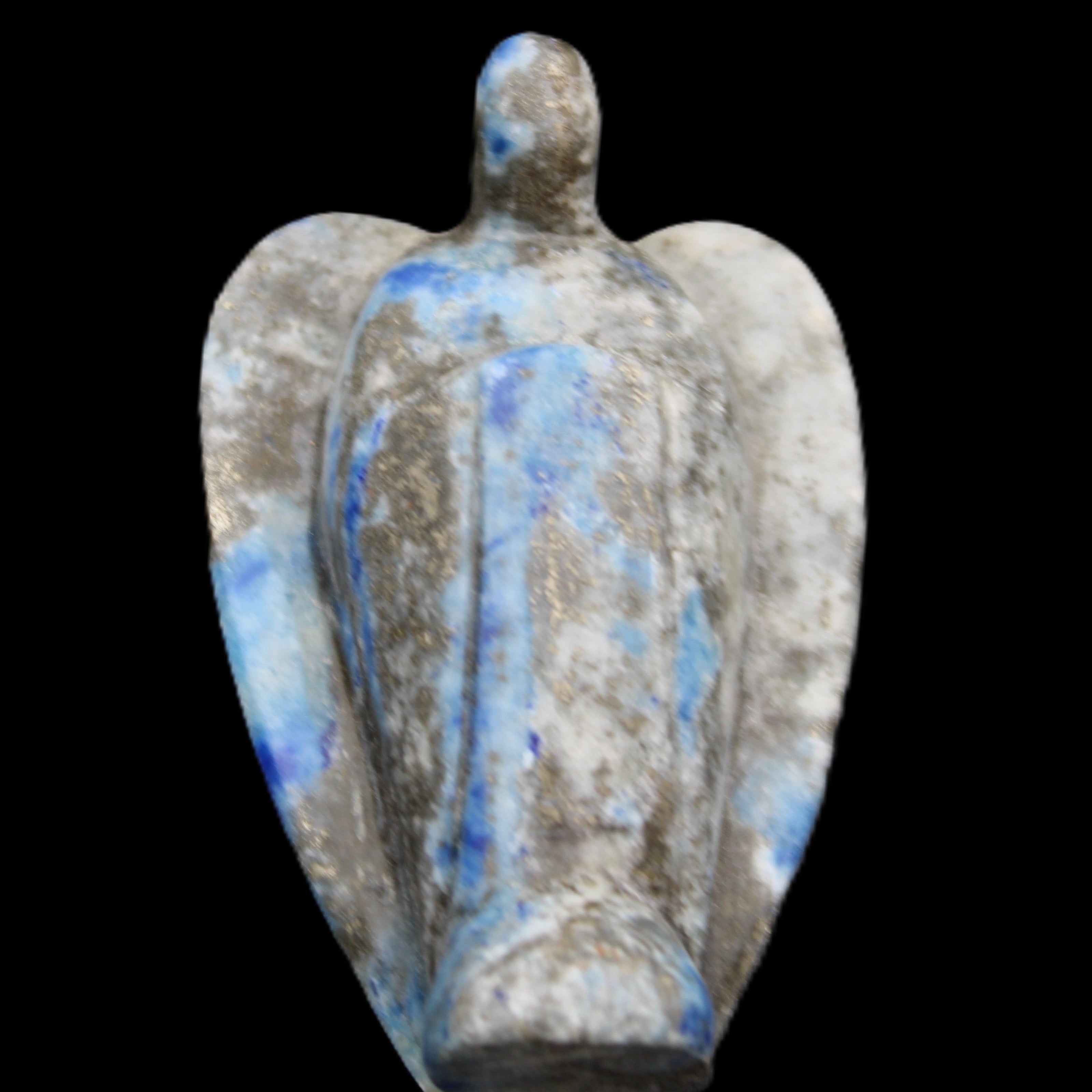 Lapis Lazuli Guardian Angel 47*22*77mm 108g in sunlight - Rocks and Things Store
