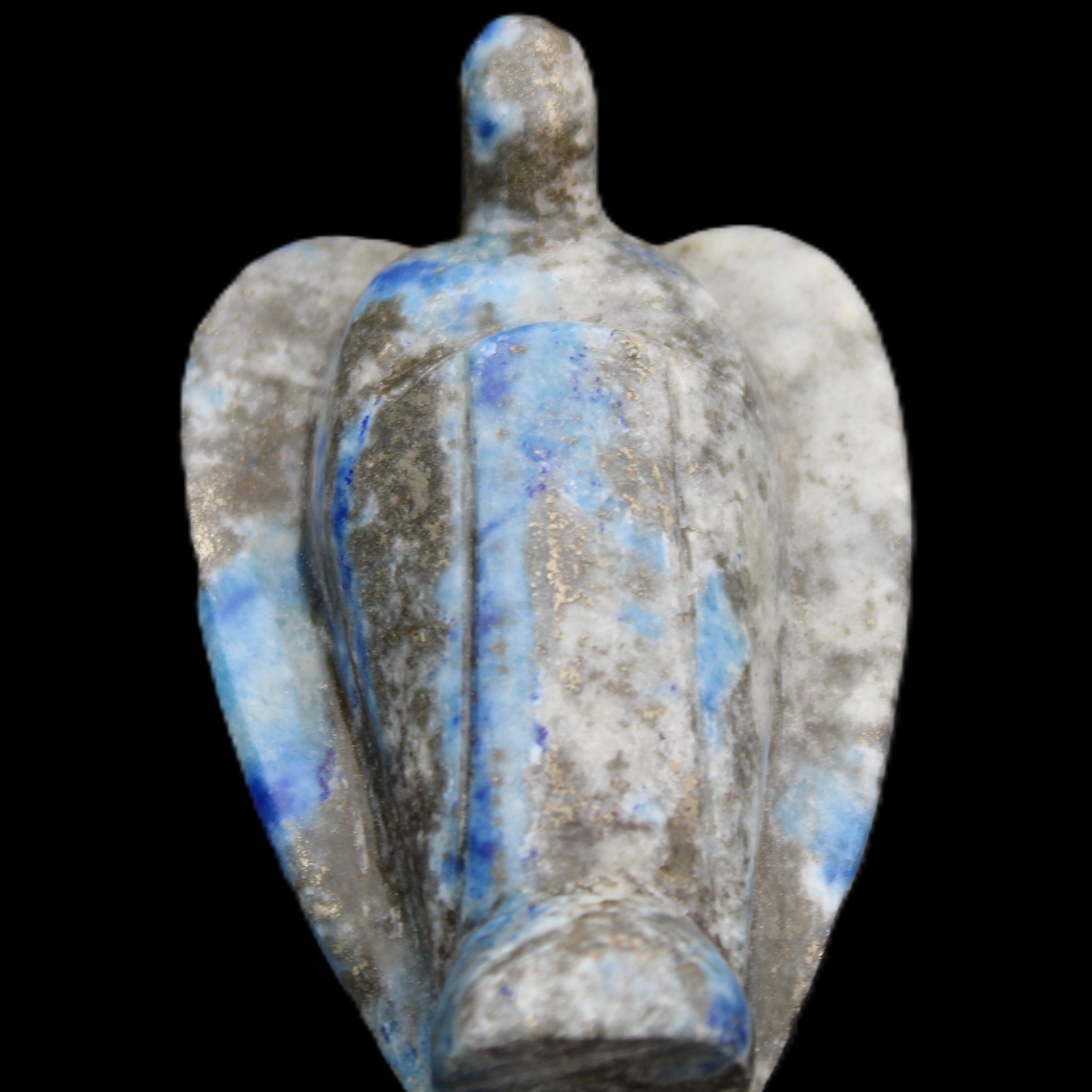 Lapis Lazuli Guardian Angel 47*22*77mm 108g in sunlight - Rocks and Things Store