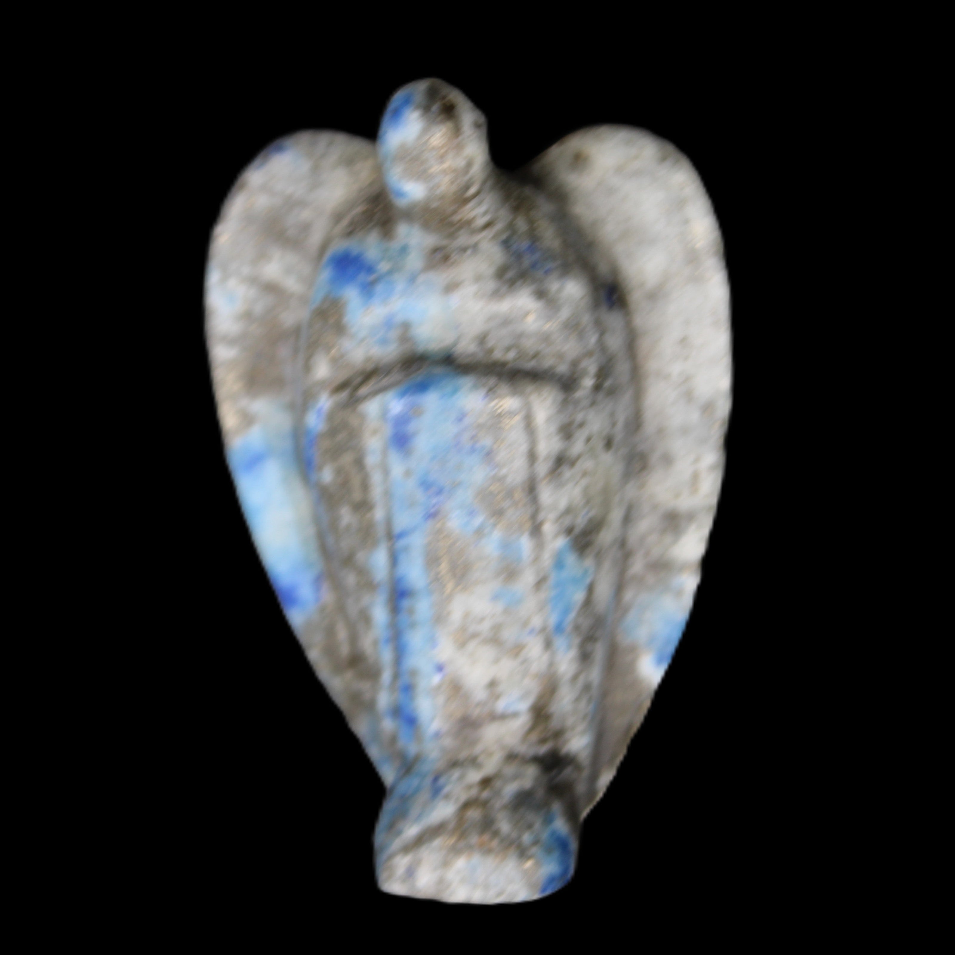 Lapis Lazuli Guardian Angel 47*22*77mm 108g in sunlight - Rocks and Things Store