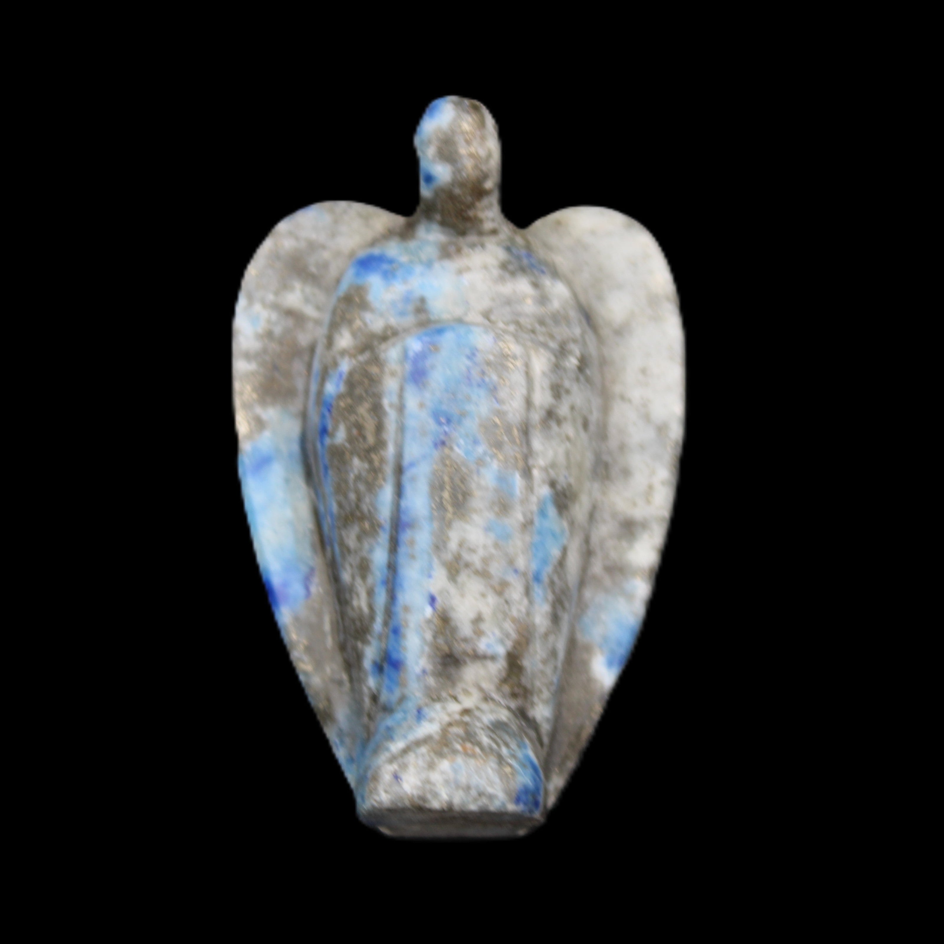 Lapis Lazuli Guardian Angel 47*22*77mm 108g in sunlight - Rocks and Things Store