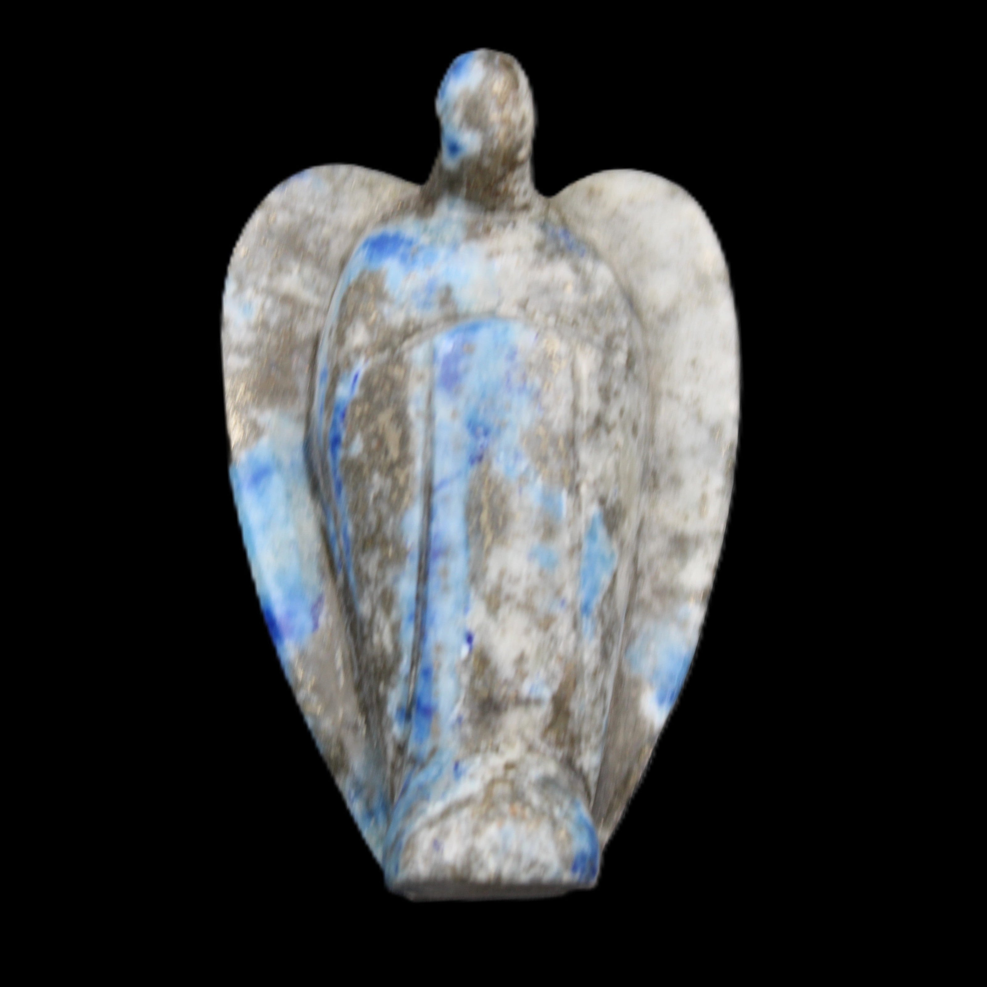 Lapis Lazuli Guardian Angel 47*22*77mm 108g in sunlight - Rocks and Things Store