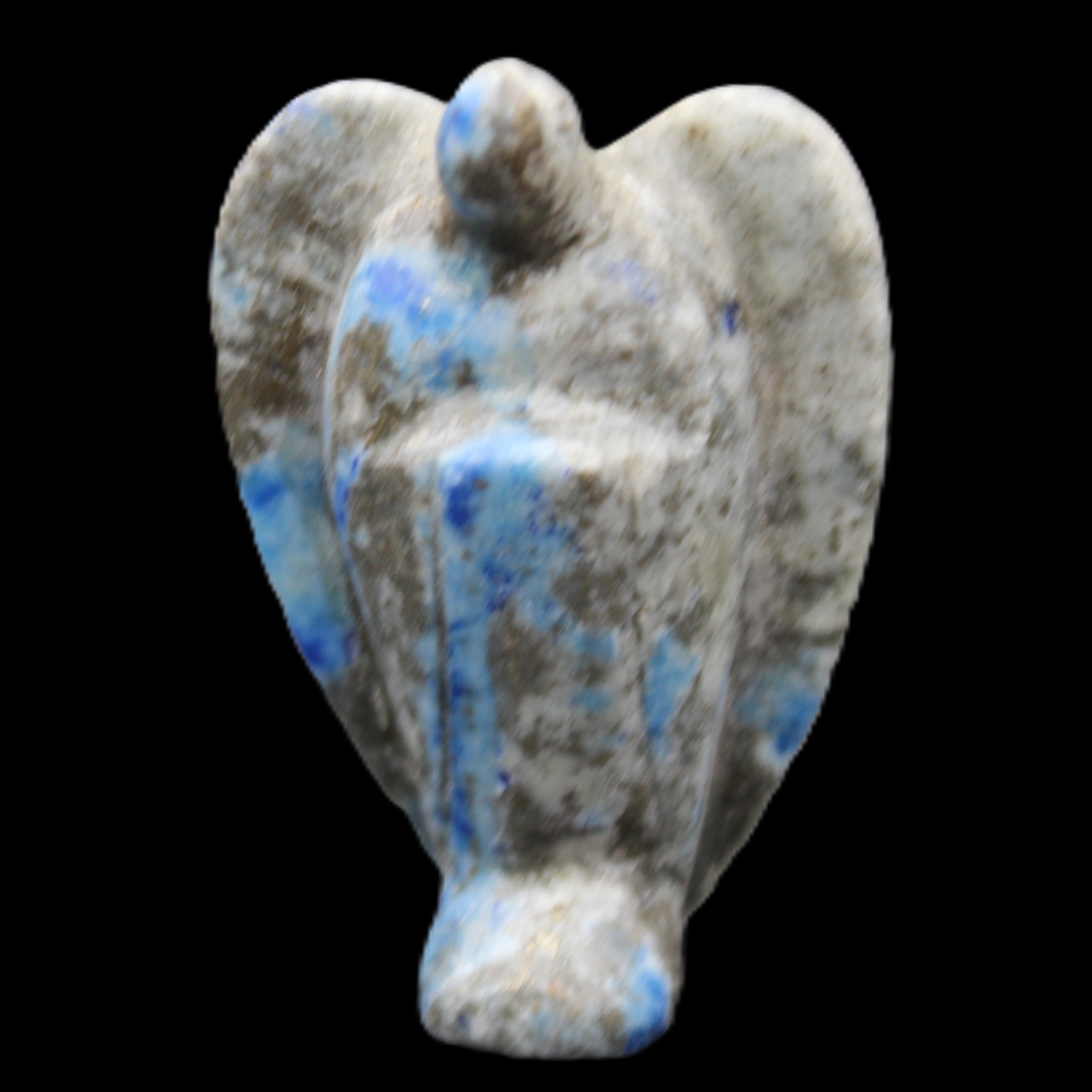 Lapis Lazuli Guardian Angel 47*22*77mm 108g in sunlight - Rocks and Things Store