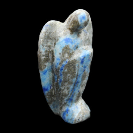 Lapis Lazuli Guardian Angel 47*22*77mm 108g in sunlight - Rocks and Things Store