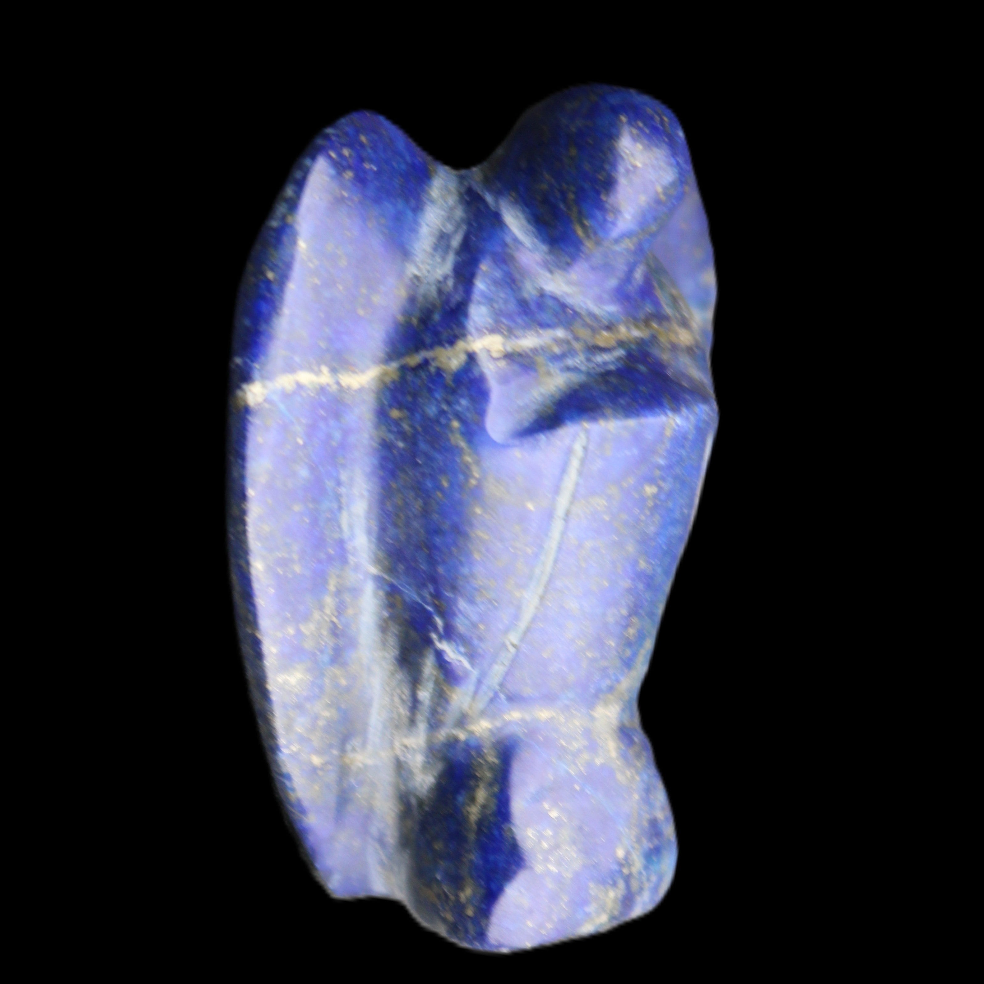 Lapis Lazuli Guardian Angel 41*21*52mm 59g in sunlight - Rocks and Things Store