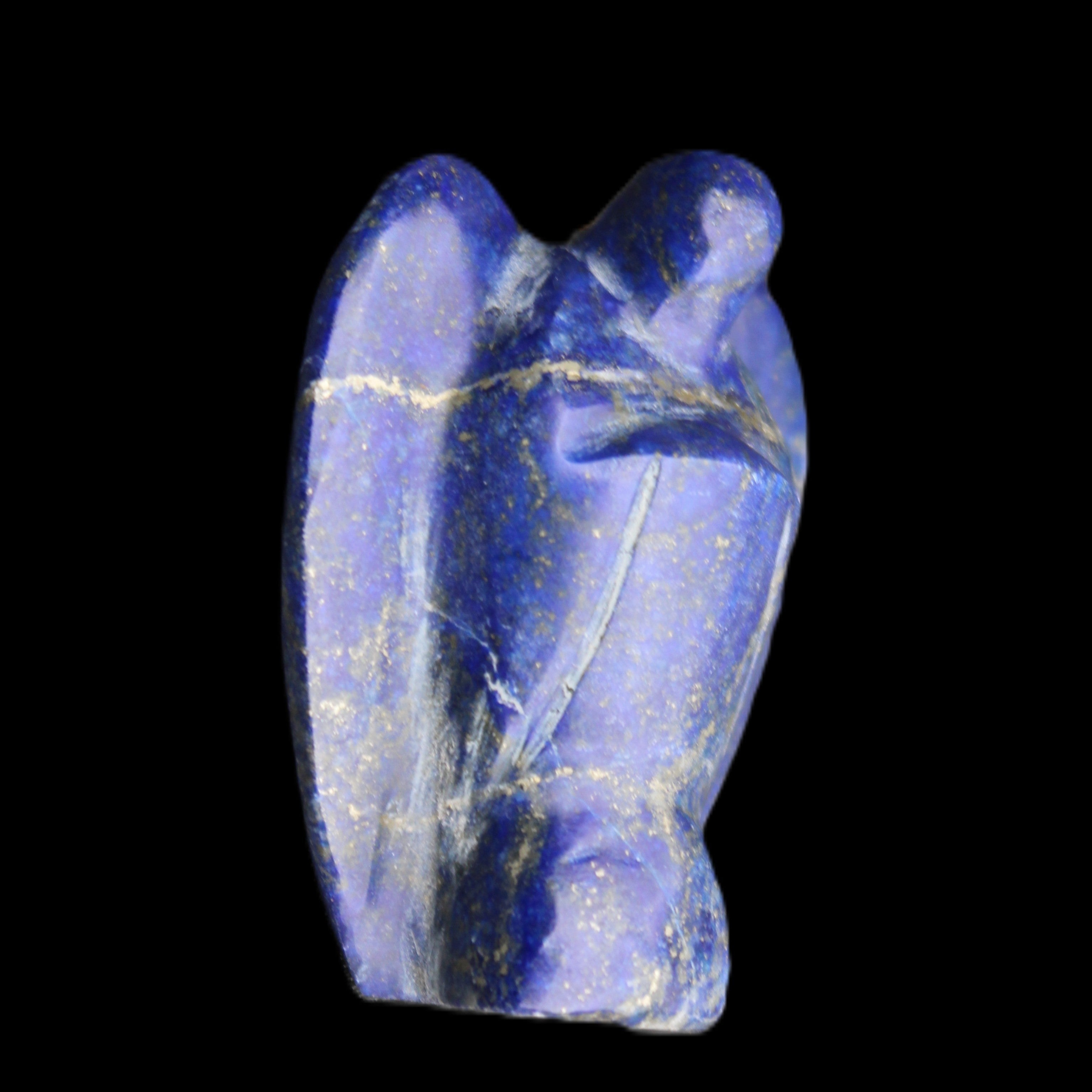 Lapis Lazuli Guardian Angel 41*21*52mm 59g in sunlight - Rocks and Things Store