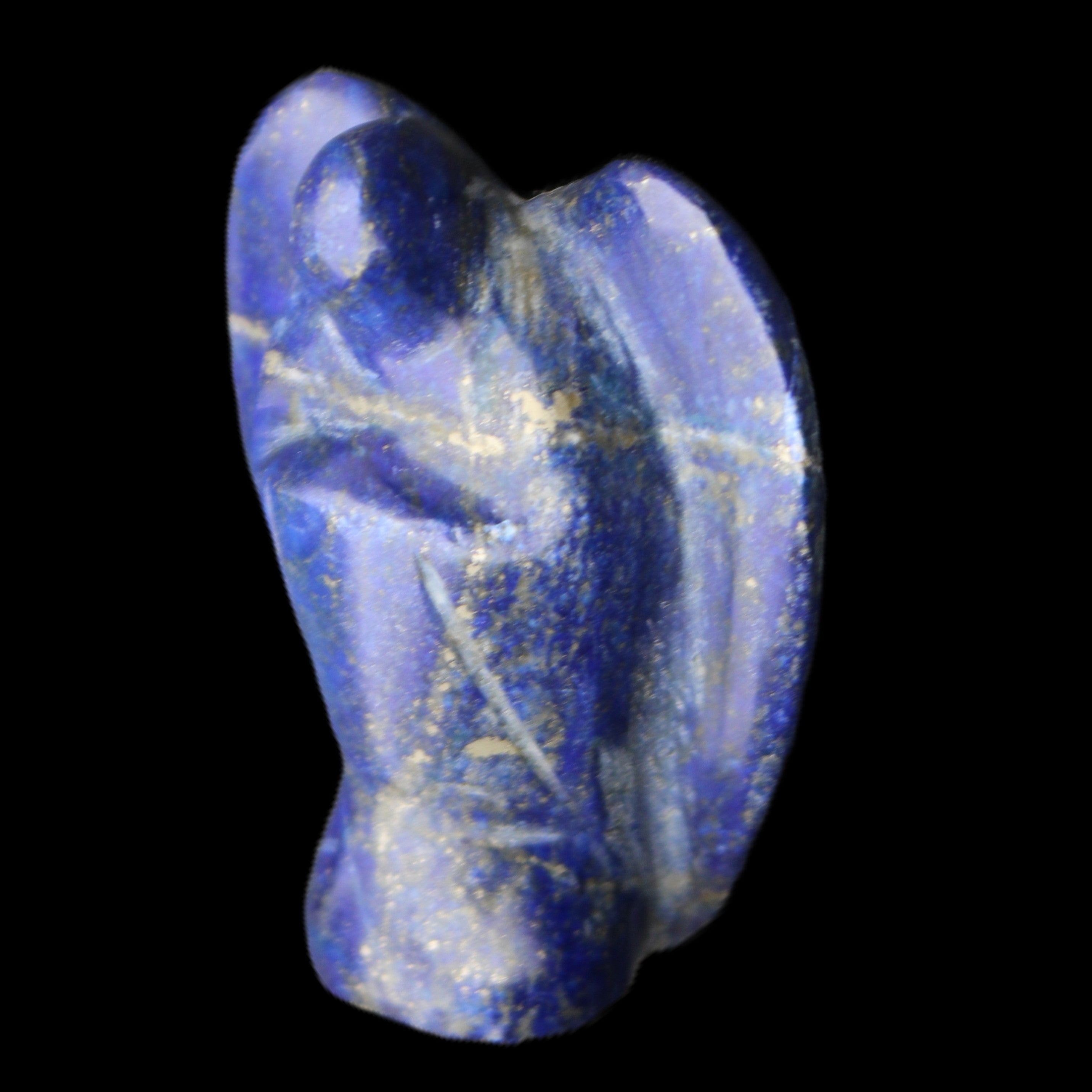 Lapis Lazuli Guardian Angel 41*21*52mm 59g in sunlight - Rocks and Things Store