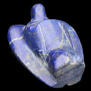 Lapis Lazuli Guardian Angel 41*21*52mm 59g in sunlight - Rocks and Things Store