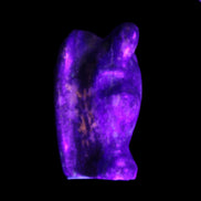 Lapis Lazuli Guardian Angel 30*21*44mm 46g in UV light - Rocks and Things Store