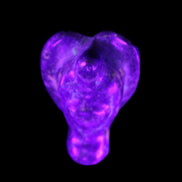 Lapis Lazuli Guardian Angel 30*21*44mm 46g in UV light - Rocks and Things Store