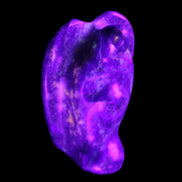 Lapis Lazuli Guardian Angel 30*21*44mm 46g in UV light - Rocks and Things Store