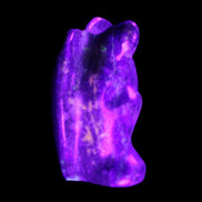Lapis Lazuli Guardian Angel 30*21*44mm 46g in UV light - Rocks and Things Store