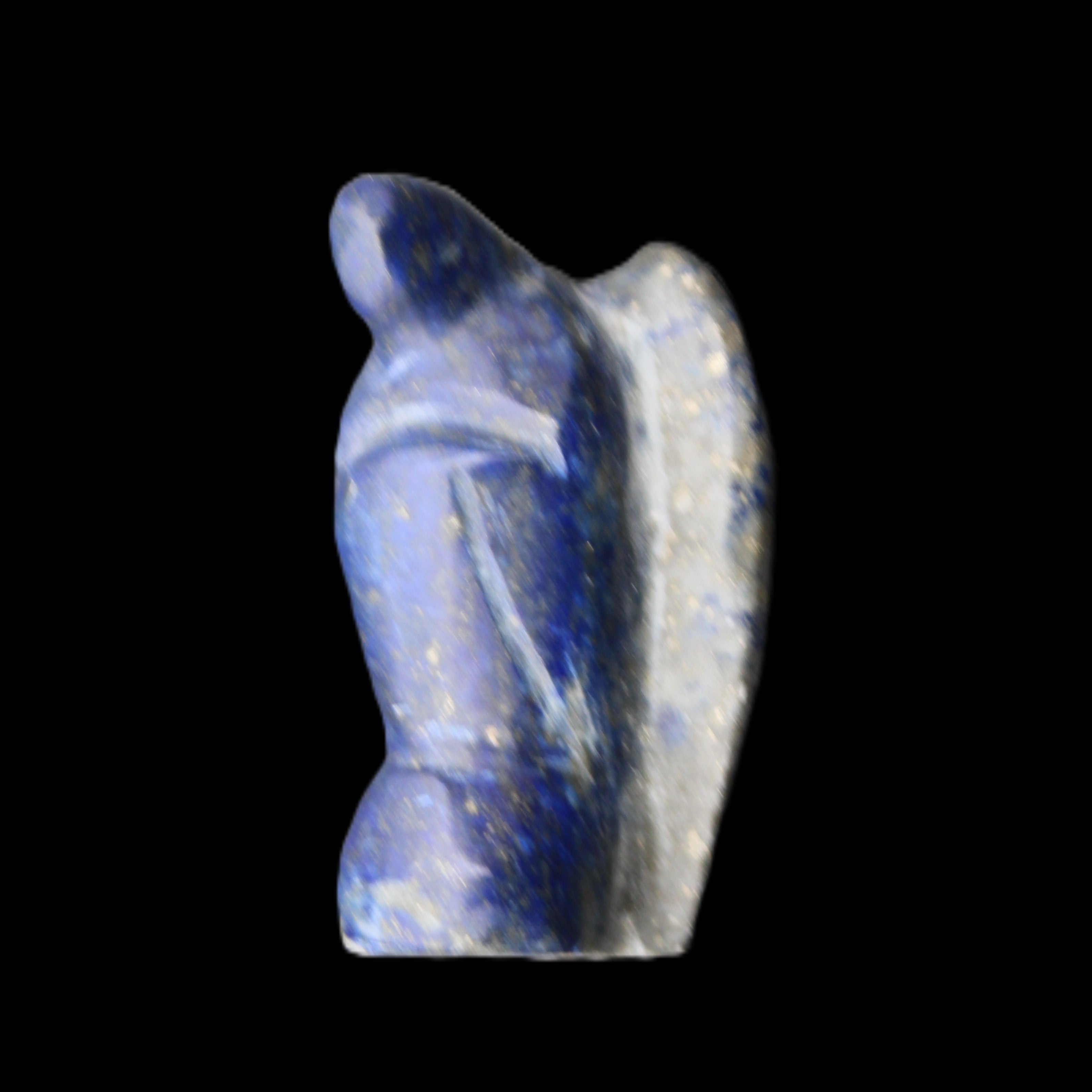 Lapis Lazuli Guardian Angel 30*21*44mm 46g in sunlight - Rocks and Things Store