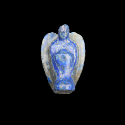 Lapis Lazuli Guardian Angel 30*21*44mm 46g in sunlight - Rocks and Things Store
