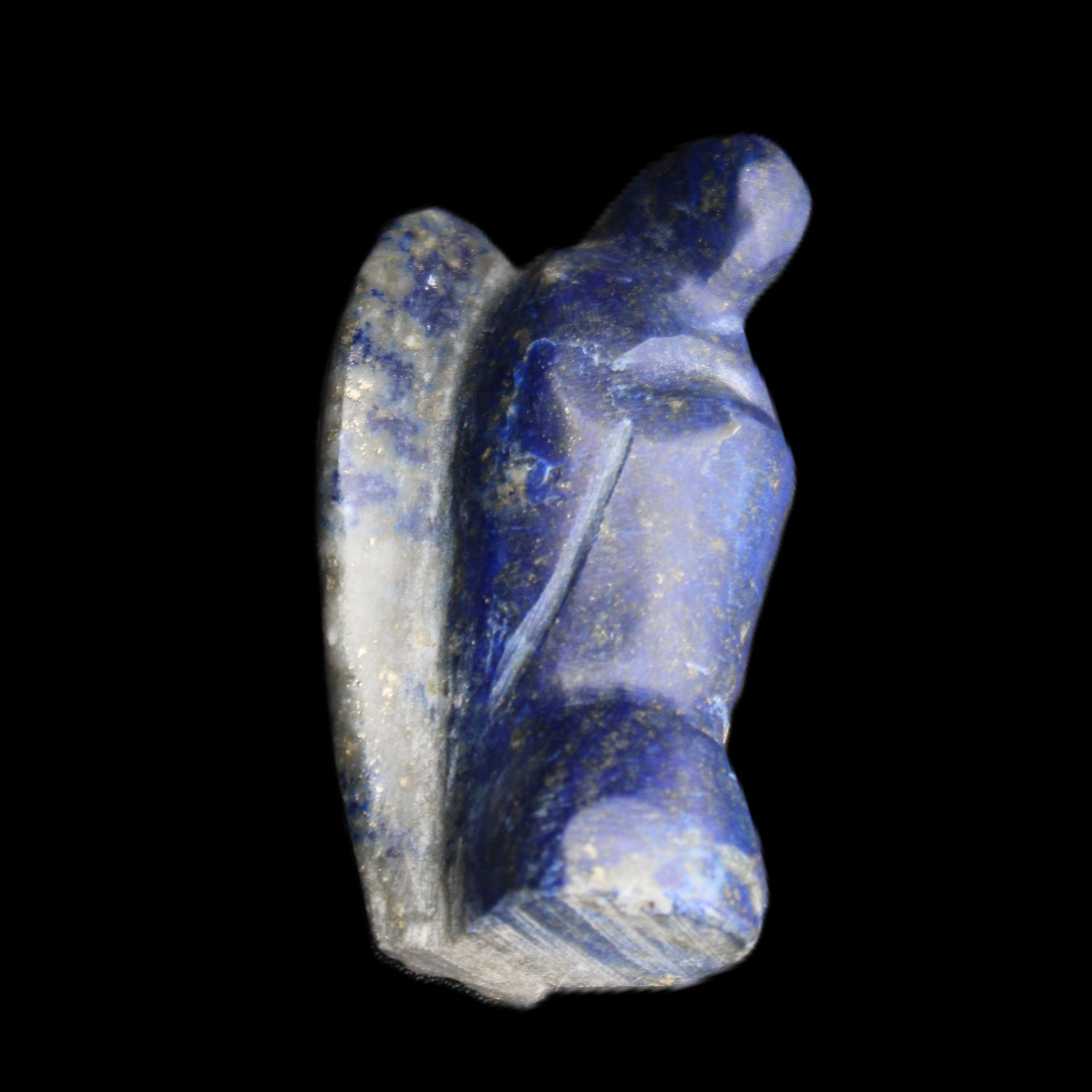 Lapis Lazuli Guardian Angel 30*21*44mm 46g in sunlight - Rocks and Things Store